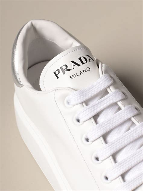 prada white sneakers